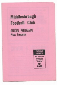 1962/63 Division 2 - MIDDLESBROUGH v. GRIMSBY TOWN for sale on Ebay