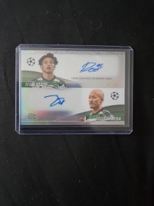 Celtic FC Dual Auto Daizen Maeda Reo Hatate /99 Topps Stadium Club Chrome 23/24 for sale on Ebay