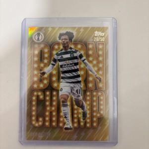 2025-2026 Topps Flagship  UEFA Reo Hatate /50 Celtic Rookie BRAND NEW SET for sale on Ebay
