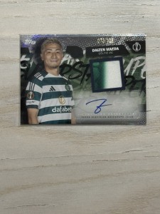 2026 Topps UCC Daizen Maeda Player Worn Relic Auto /125 Celtic FC for sale on Ebay
