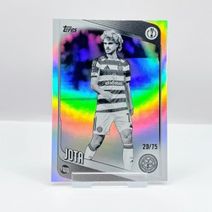 2025-26 Topps Flagship UCC Jota Black & White Foil Parallel /75 - Celtic FC for sale on Ebay