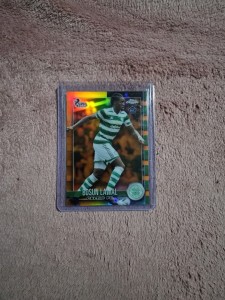 Topps Chrome SPFL 2022/23 Bosun Lawal Orange Parallel Numbered 21/25 Celtic RC for sale on Ebay