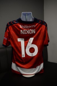 Tom Nixon Match Issue & Signed Doncaster Rovers v Southampton Shirt for sale on Ebay