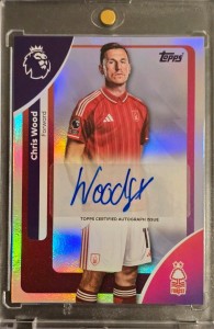 CHRIS WOOD BASE AUTO NOTTINGHAM FOREST TOPPS PREMIER LEAGUE 2025-26 CARD #AC-CW for sale on Ebay