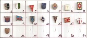 Pin badge Abzeichen - 15 badges from former YUGOSLAVIA for sale on Ebay