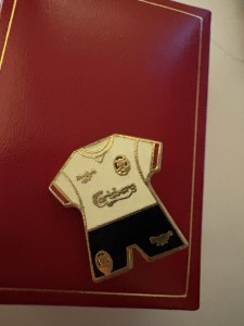 Liverpool Away Shirt 98/99 Pin Badge for sale on Ebay