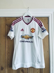 Manchester United Adidas Match Issue 2015/16 away shirt Chris Smalling #12 for sale on Ebay