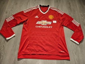 Mens adidas Manchester United Home football shirt 2015 - 2016 Size L for sale on Ebay