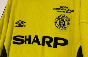 Vintage umbro Match Worn Manchester United UEFA Champions League GK Shirt - XXL for sale on Ebay