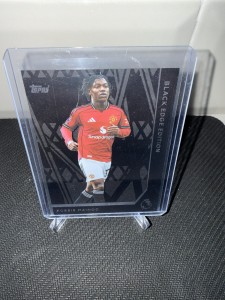 Topps 2026 Kobbie Mainoo Premier League Manchester United Black Edge Edition for sale on Ebay
