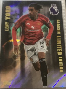 Topps Premier League 2026 Classic Limited Edition Manchester United Yoro LE13!  for sale on Ebay