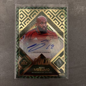 Bryan Mbeumo Auto /75 Topps Gold 2026 Manchester United for sale on Ebay