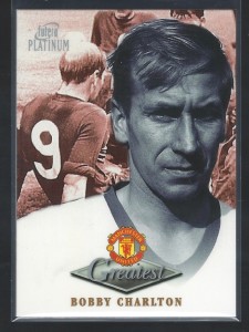 FUTERA PLATINUM 1999 - BOBBY CHARLTON - MANCHESTER UNITED  GREATEST CARD for sale on Ebay