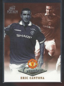 FUTERA PLATINUM 1999 - ERIC CANTONA - MANCHESTER UNITED  GREATEST CARD for sale on Ebay