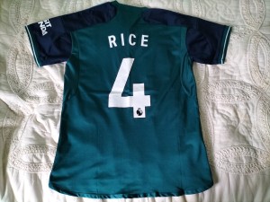 Adidas Arsenal 2023 2024 Third Kit Football Shirt Jersey Top Rice 4 Medium Mint for sale on Ebay