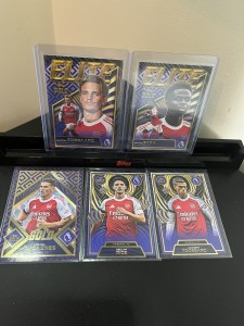 Arsenal Topps Gold bundle X5 Cards for sale on Ebay