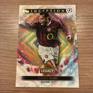 Thierry Henry Topps Inception Legacy 2025 Arsenal for sale on Ebay