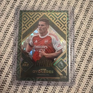 Topps Gold Premier League 2025-26 Viktor Gyökeres Arsenal Green 37/75 for sale on Ebay