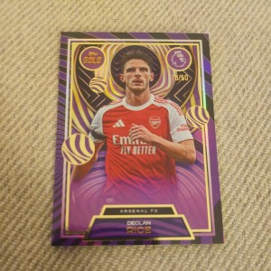 Topps Gold Premier League 2025-26 Declan Rice 18/50 Current Stars Arsenal FC  for sale on Ebay