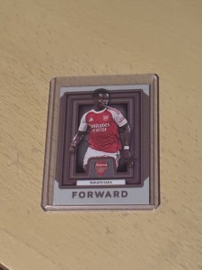 Bukayo Saka Arsenal Futera Platinum 2025-26 Base Card for sale on Ebay