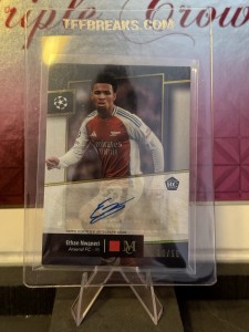 Topps UCC Museum 2025 Ethan Nwaneri Gold Auto 36/50 Arsenal | Read Description for sale on Ebay