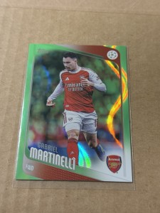Topps Uefa Club Competitions 25/26 - Gabriel Martinelli Flowfractor - Arsenal for sale on Ebay