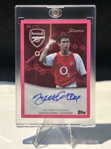 Arsenal Forever Martin Keown Autograph Numbered 46/75 for sale on Ebay