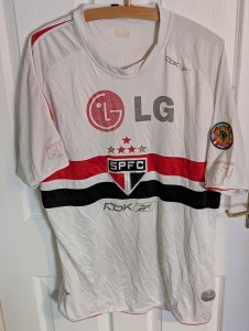 Vintage Original Sao Paulo FC 2006 Home Football Shirt size XL for sale on Ebay