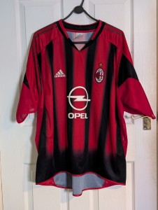 Original Authentic Adidas AC Milan 2004/2005 Home Shirt Extra Large Mens for sale on Ebay