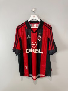 AC MILAN 1998/99 HOME SHIRT  (L)  ADIDAS ORIGINAL VINTAGE FOOTBALL SHIRT for sale on Ebay