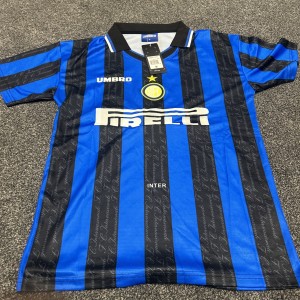 1997/98 Inter Milan Retro Home Shirt RONALDO #10 Jersey Med for sale on Ebay