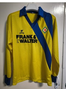 Eintracht Braunschweig long sleeves home football jersey Joma 1992/93 for sale on Ebay