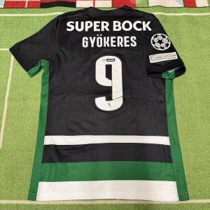 SPORTING LISBON 2024/2025 NIKE HOME GYOKERES #9 FOOTBALL SHIRT for sale on Ebay