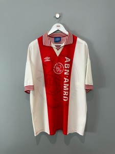AJAX 1995/96 HOME SHIRT  (XL)  UMBRO ORIGINAL VINTAGE FOOTBALL SHIRT for sale on Ebay
