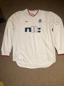 Mint Nike Rangers 2001-02 Away Long-Sleeve Football Shirt. Mens Large for sale on Ebay