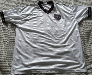England 1986 World Cup Finals Shirt by Score Draw Size XXL In Good Condition for sale on Ebay