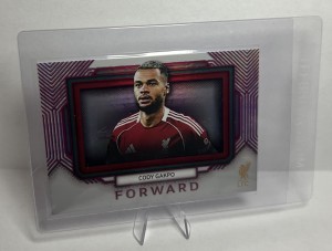 Cody Gakpo 04/40 Forward - 2025 Futera Liverpool Platinum Parallel Trading Card for sale on Ebay