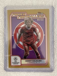Topps Finest UCC 2024/25 Prized Footballer Kenny Dalglish  /50 Liverpool for sale on Ebay