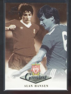 FUTERA PLATINUM 1999 - ALAN HANSEN - LIVERPOOL  GREATEST CARD for sale on Ebay