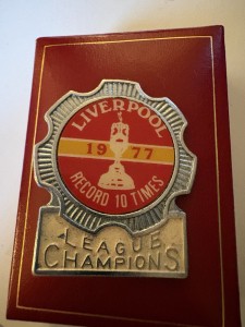 Liverpool 1977 League Champions Badge 'Record 10 Times' Pin Badge for sale on Ebay