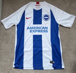 Brighton & Hove Albion Nike 2018/19 Home Shirt - Size Medium for sale on Ebay