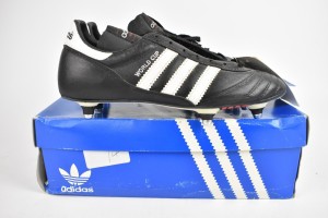 BNIB Adidas World Cup Soft Ground Leather Black & White Football Boots, UK 7.5  for sale on Ebay