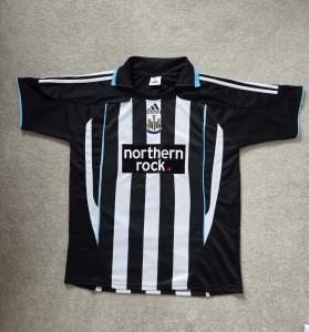 Newcastle United 2007/09 Home Shirt Adidas Large Number 10 OWEN for sale on Ebay