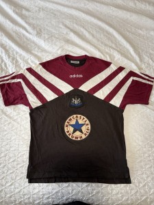 Vintage Newcastle Adidas Training Top 1995 -96 Original Size M for sale on Ebay