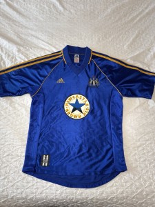 Authentic Vintage Adidas Newcastle United 1998/1999 away football shirt Size M for sale on Ebay