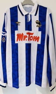 1992 Sheffield Wednesday Home Shirt No.12 Cantona for sale on Ebay
