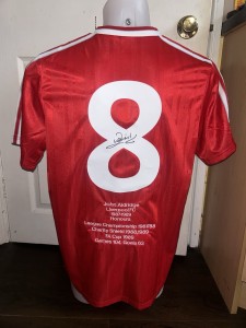 John Aldridge Signed liverpool honours shirt  *private signing* COA for sale on Ebay