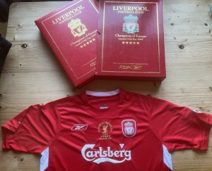 Limited Edition Liverpool FC Istanbul 2005 Champions League Boxed Football Shirt for sale on Ebay