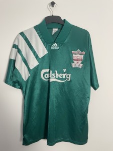 Original Authentic Liverpool 1992/1993 Away Football Shirt - Large for sale on Ebay
