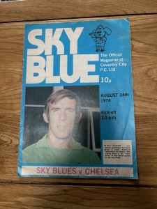 Coventry City v Chelsea Programme 1974/75 for sale on Ebay